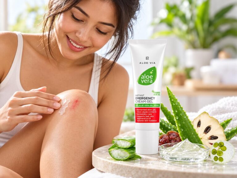 Lr aloe vera soothing gel is LR Aloe Vera Instant Emergency Cream Gel for small wounds