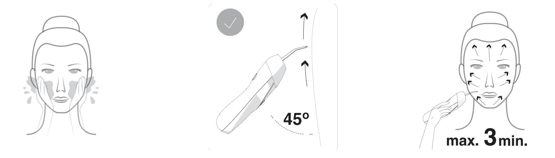 How to use Skin Care Device LR Zeitgard Pro with Face Peeling tool