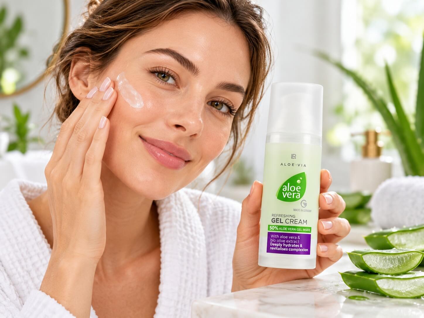 Aloe Vera Gel for face with olive extract