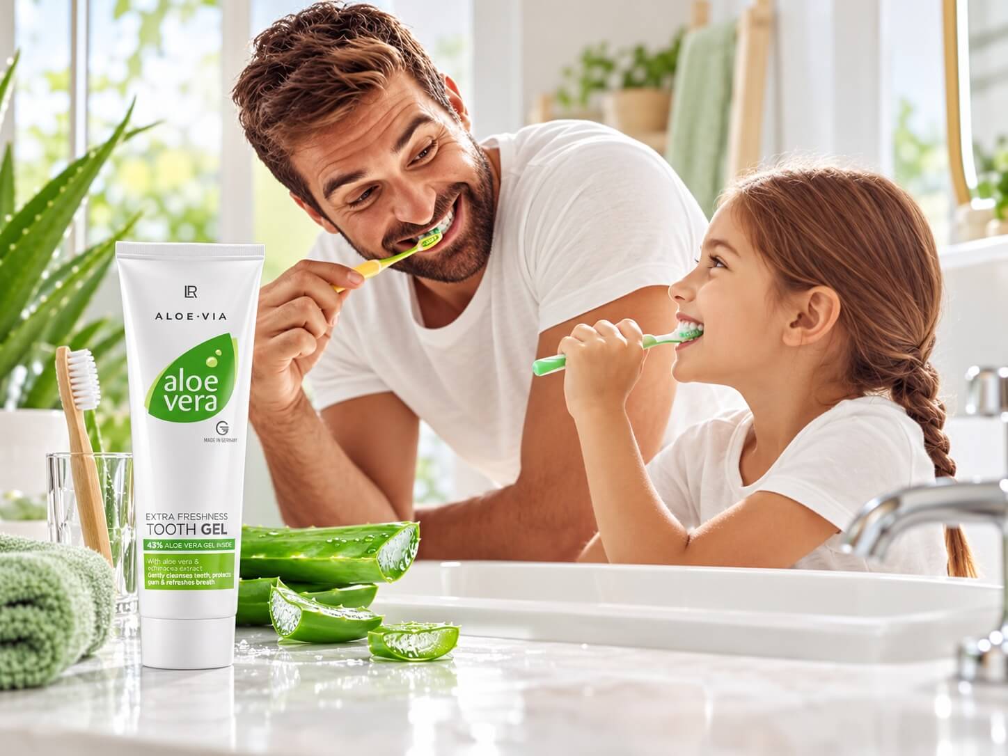 Fluoride Free Toothpaste with 43% aloe vera