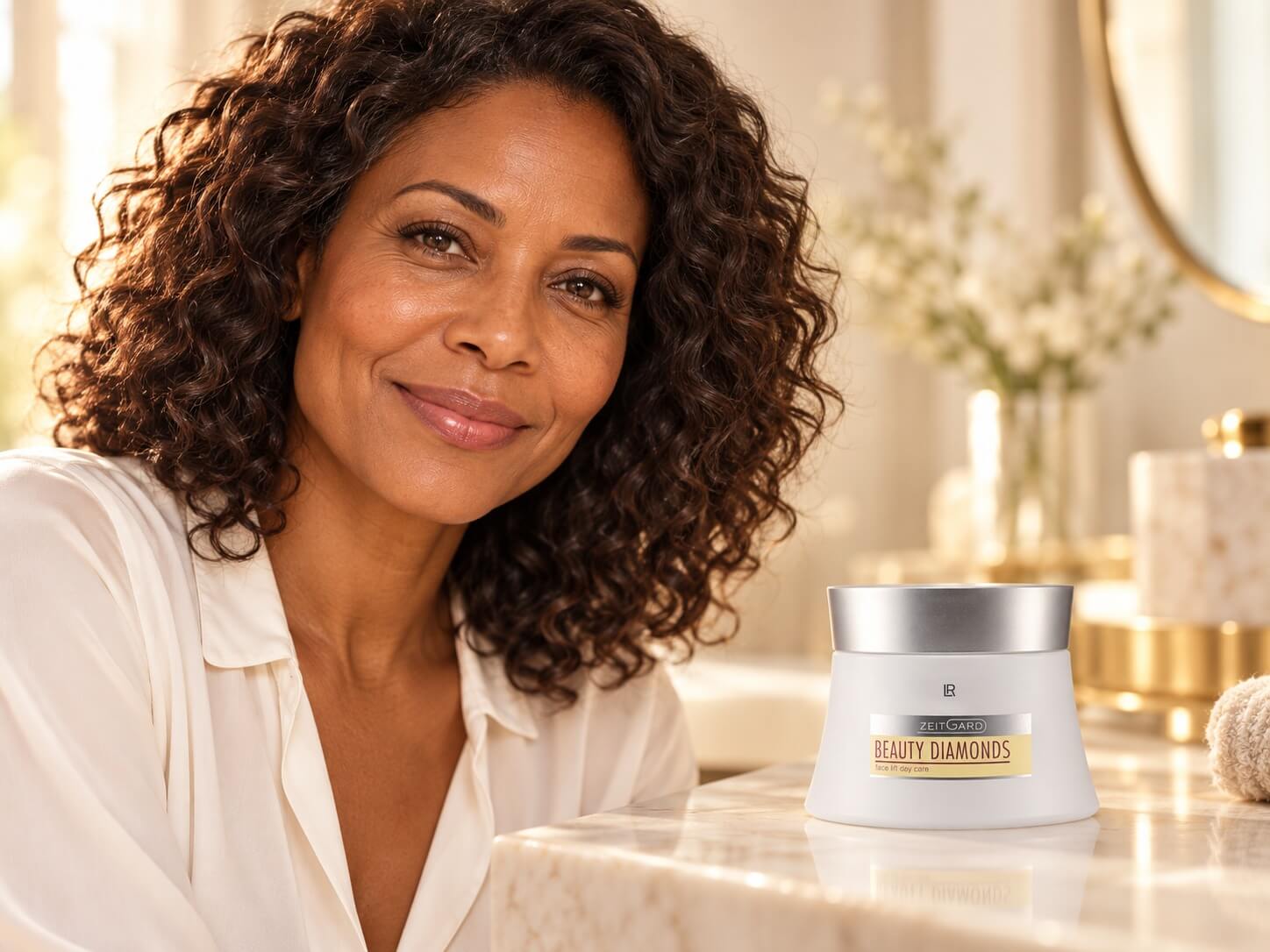 Beauty Diamonds Anti Ageing Day Cream nourishes and strengthens the skin