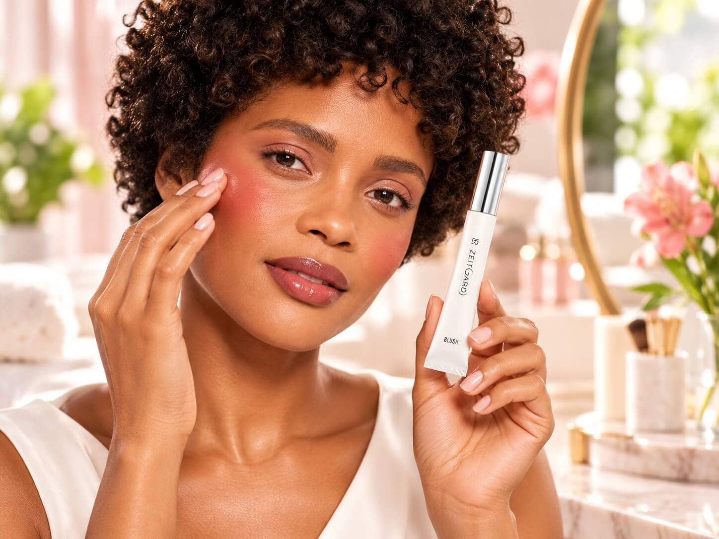 The Pink Liquid Blush by LR Signature leaves the skin looking revitalized