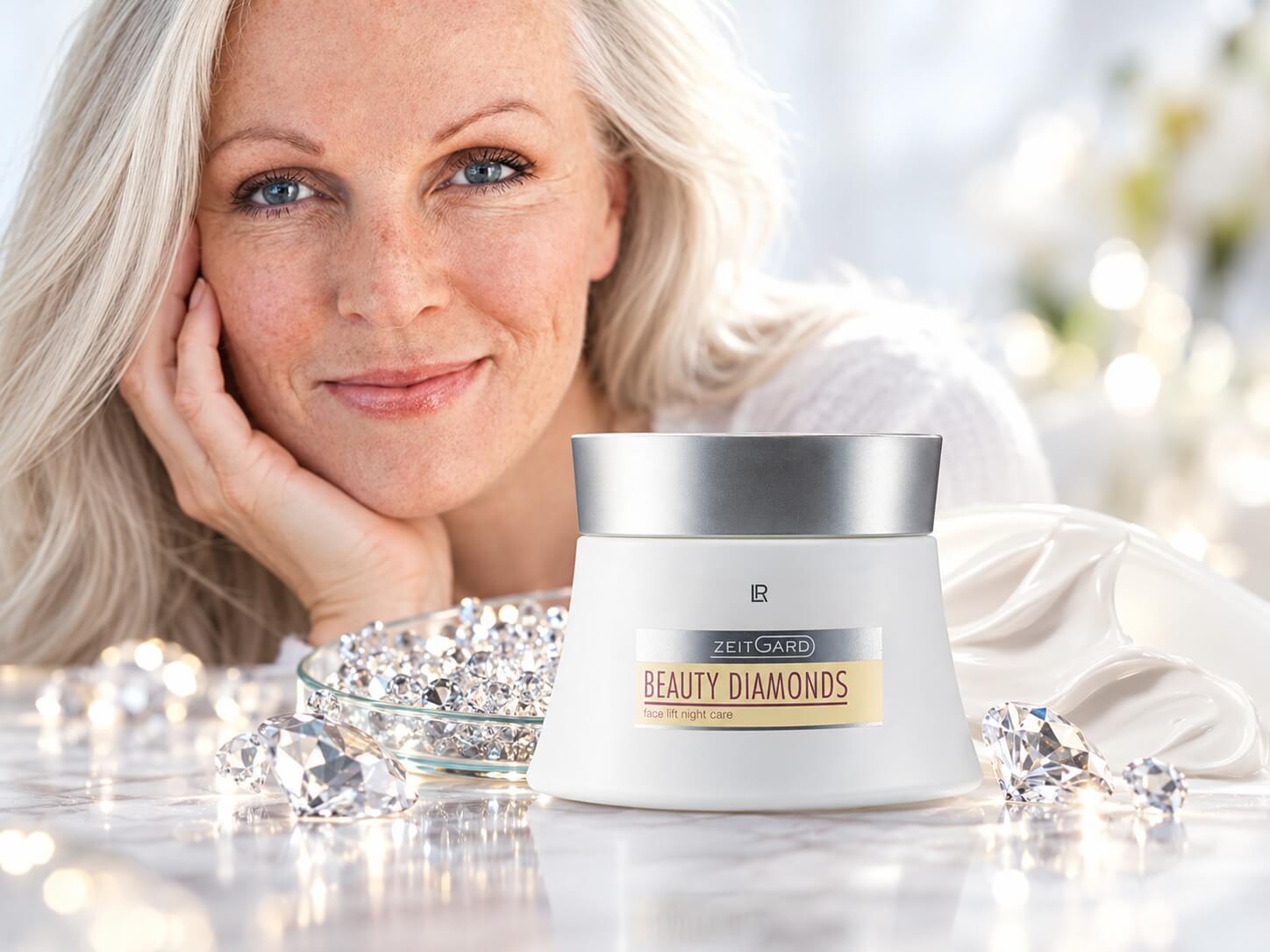 Lr Beauty Diamonds Night cream for fine wrinkles