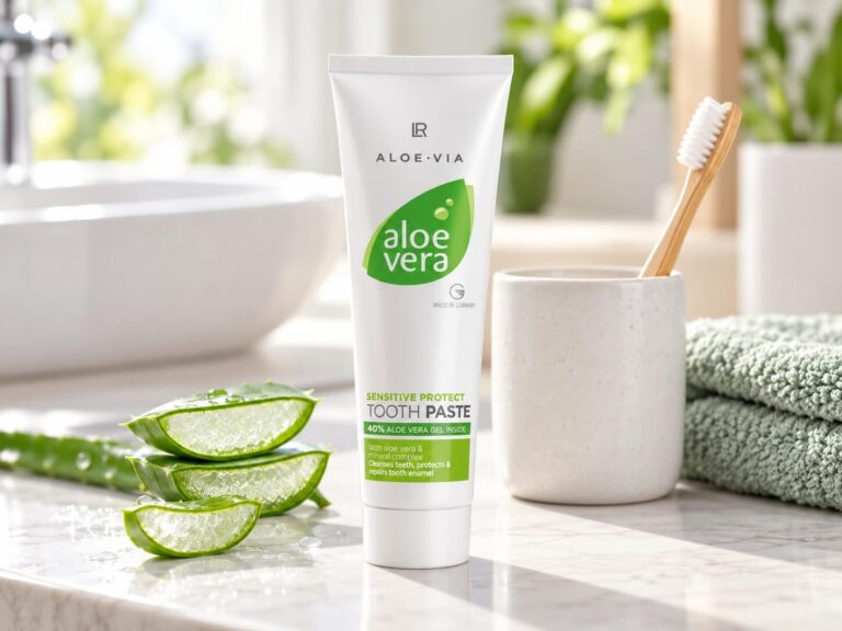 Toothpaste for Sensitive Teeth with 40% Aloe Vera for daily use